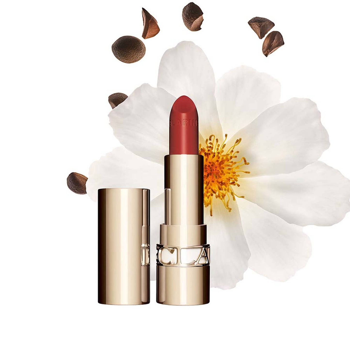 Clarins Joli Rouge Lipstick - 771 Dahlia Red