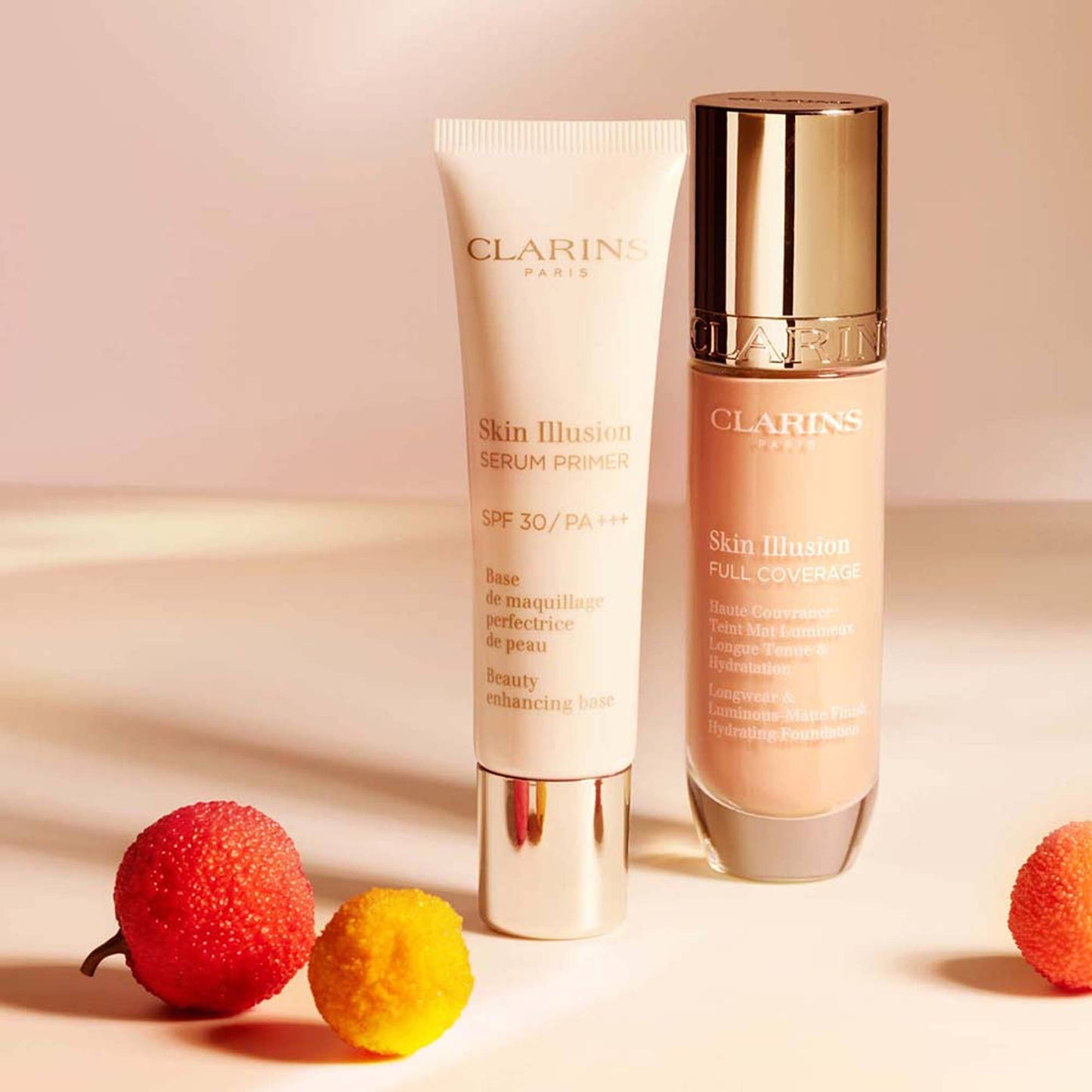 Clarins Skin Illusion Serum Face Primer SPF 30+++ - Transprent