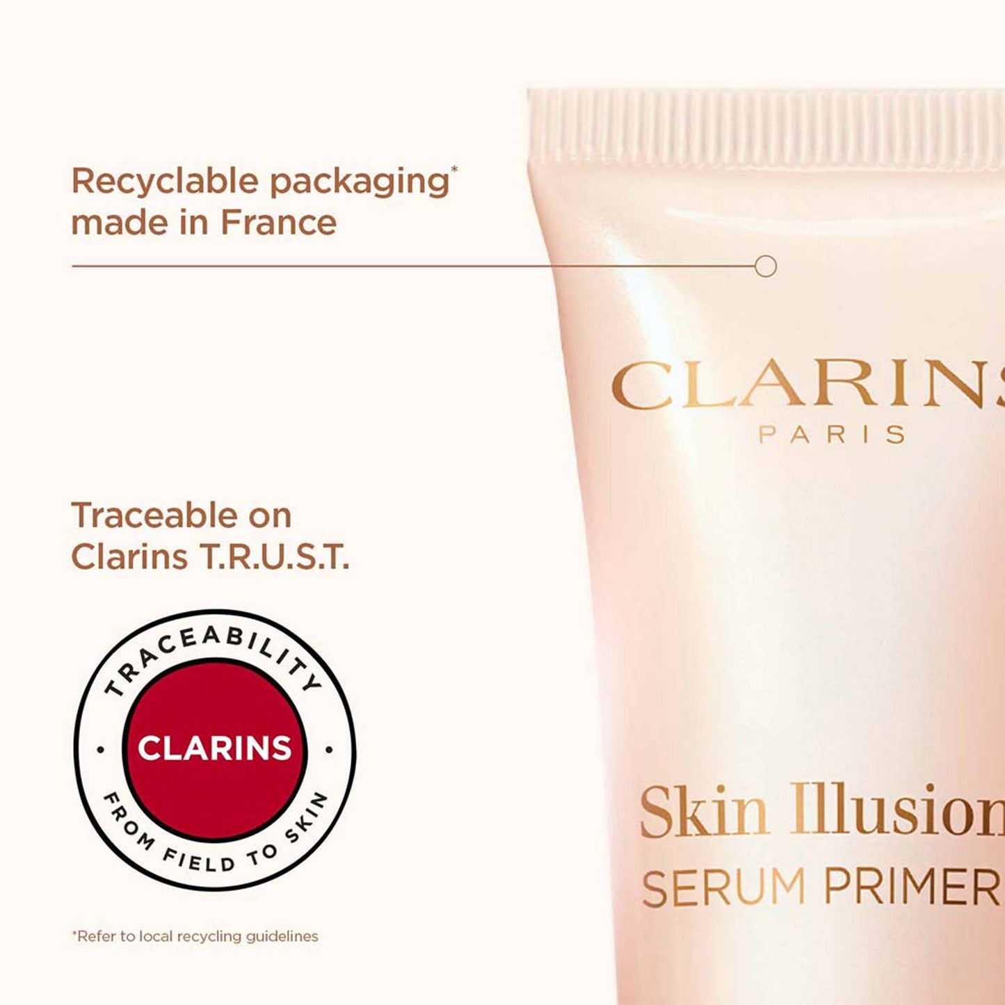 Clarins Skin Illusion Serum Face Primer SPF 30+++ - Transprent
