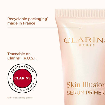 Clarins Skin Illusion Serum Face Primer SPF 30+++ - Transprent