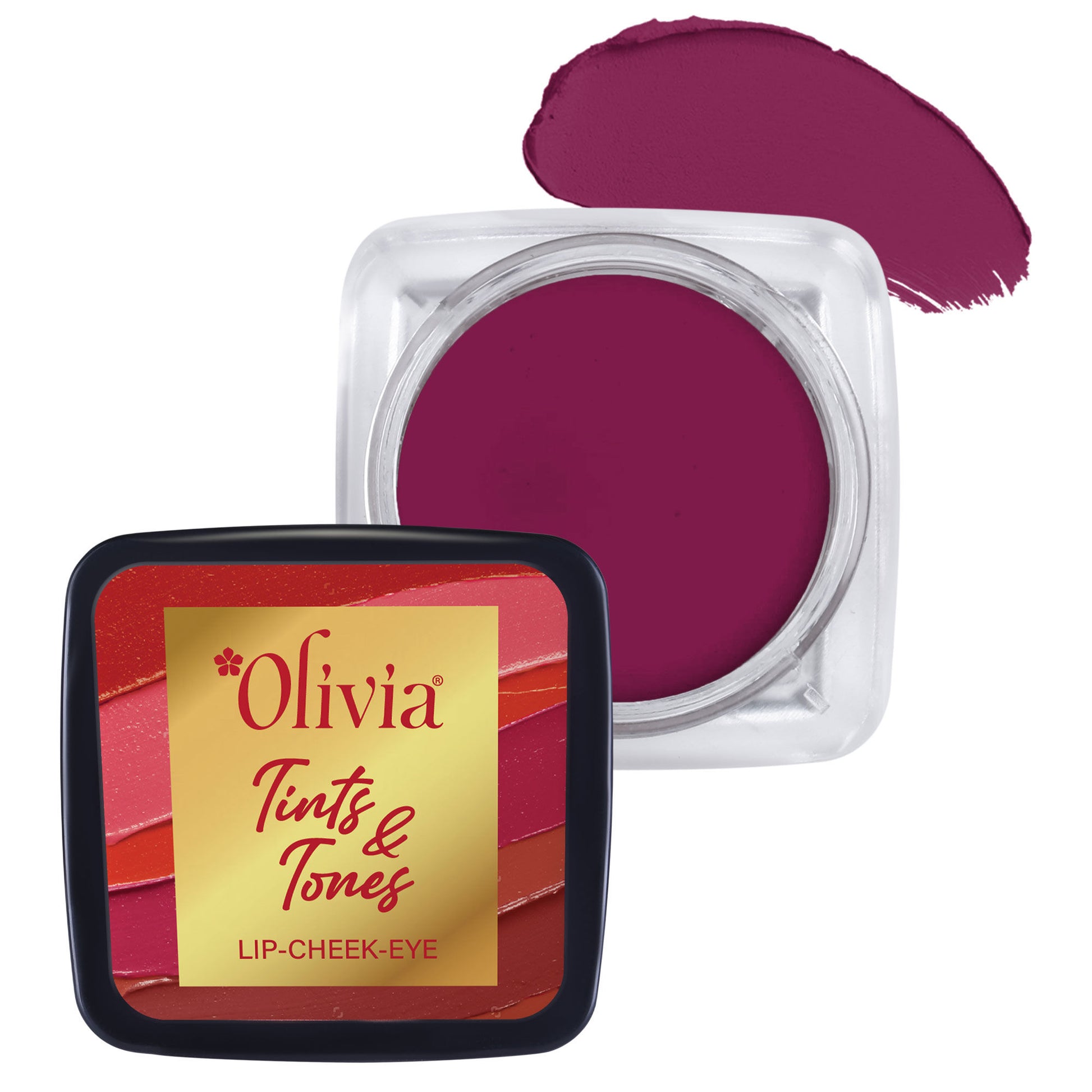 Olivia Tints & Tones Lip, Cheek & Eye - Mulberry Hues