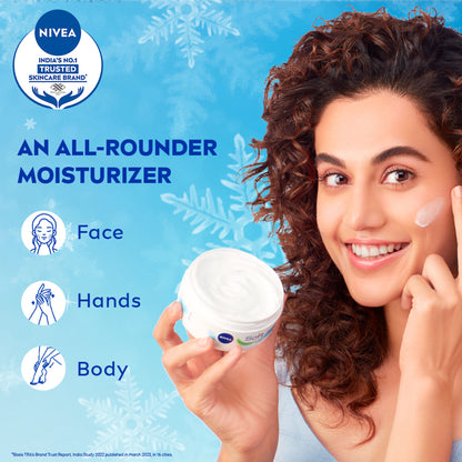 NIVEA Soft Light Moisturizing Cream Berry Blossom Fragrance With Vitamin E & Jojoba Oil