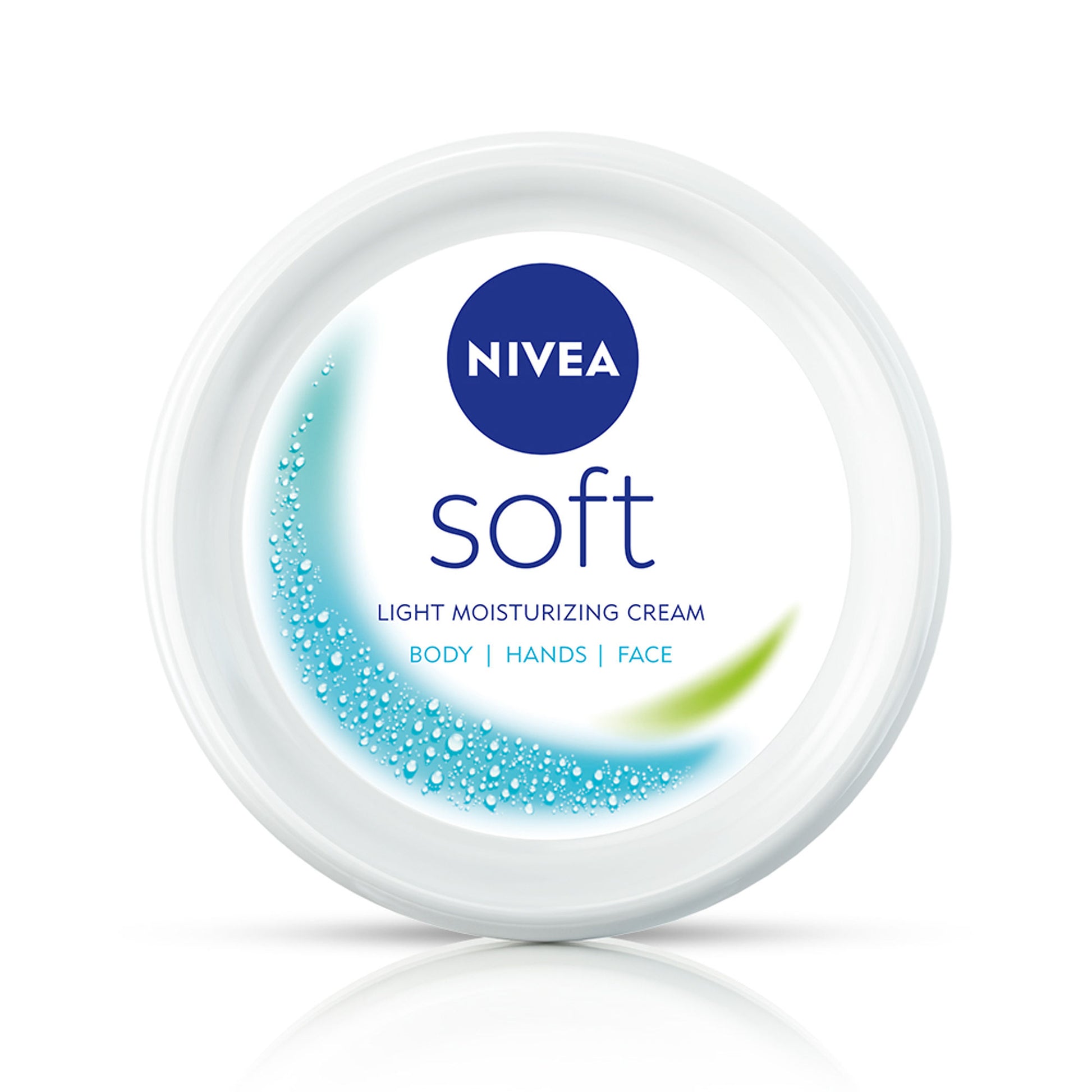 NIVEA Soft Moisturizing Cream Vitamin E Face Cream, Body Moisturizer 72H Hydration Dry & Normal Skin