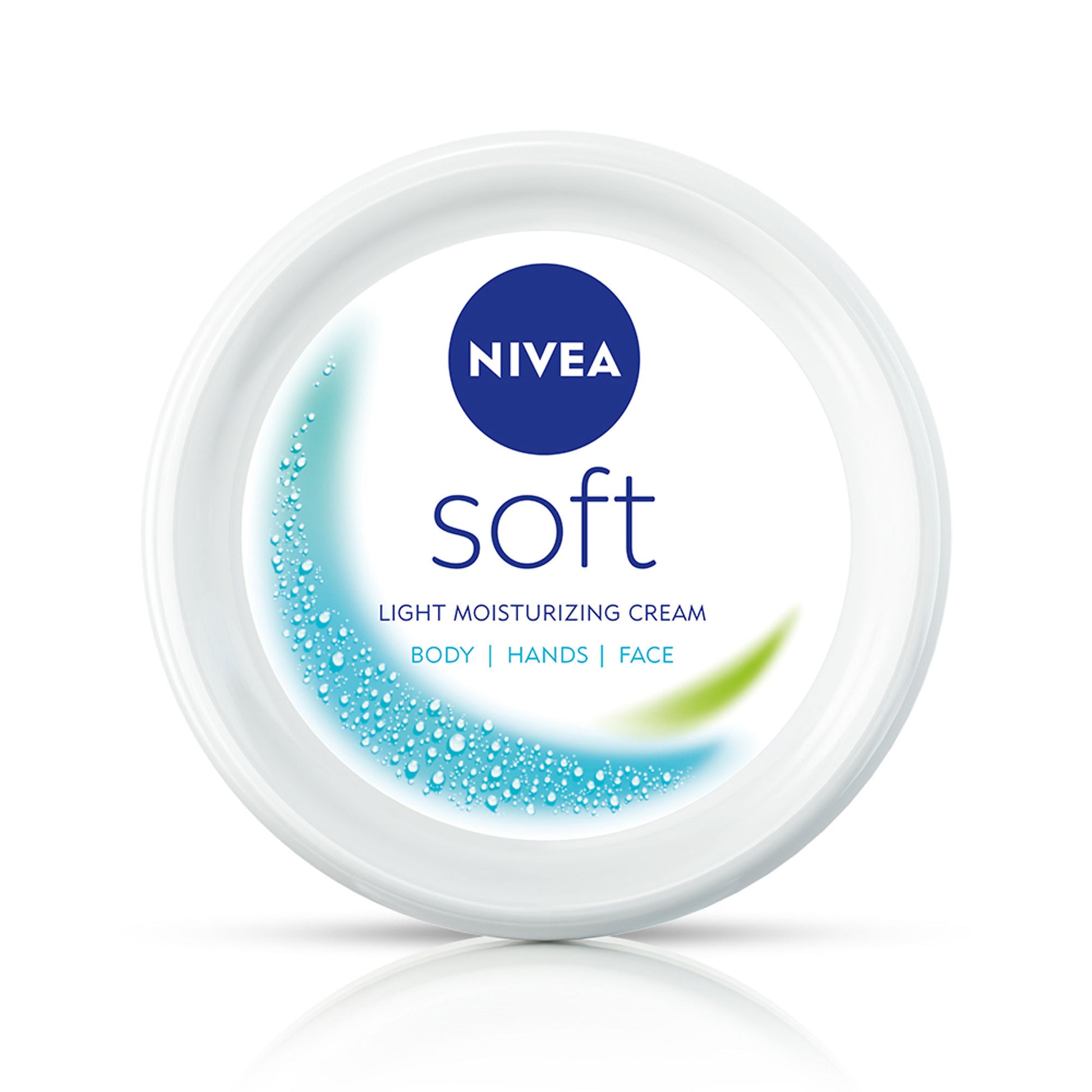 NIVEA Soft Moisturizing Cream Vitamin E Face Cream, Body Moisturizer 72H Hydration Dry & Normal Skin
