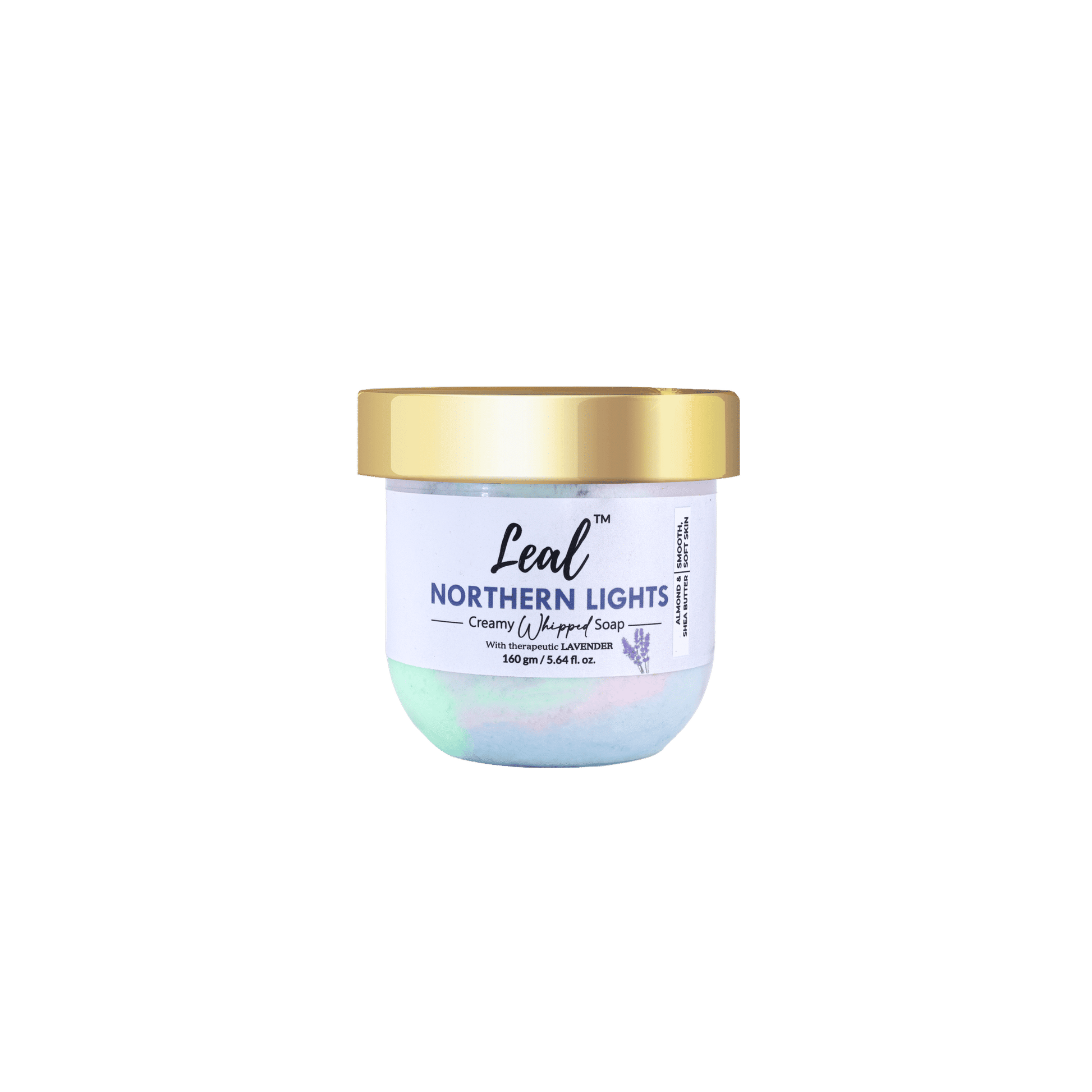 Leal Northern Lights Shea Lavender Bath Cream Whipped Soap