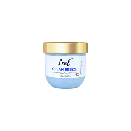 Leal Ocean Breeze Shea Coconut Bath Cream Whipped Soap