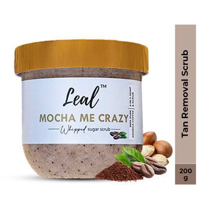 Leal Mocha Me Crazy Coffee Whipped Face & Body Sugar Scrub