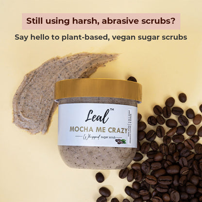 Leal Mocha Me Crazy Coffee Whipped Face & Body Sugar Scrub