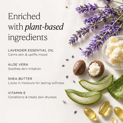 Kimirica The French Note Lavender Bathing Soap, Handmade With Shea Butter, Aloe Vera & Vitamin E
