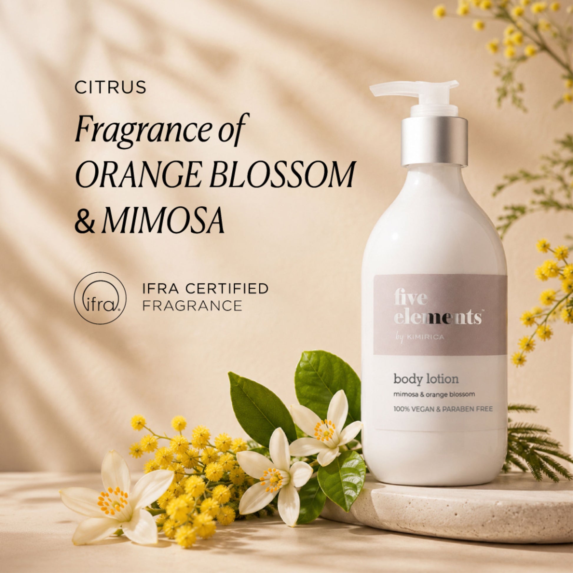 Kimirica Five Elements Body Lotion for Deep Moisturization of All Skin Types