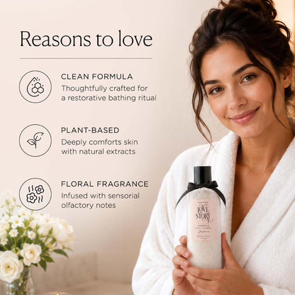 Kimirica Love Story Bath Salt for Body SPA, Relaxation and Pain Relief, 100% Vegan & Paraben Free