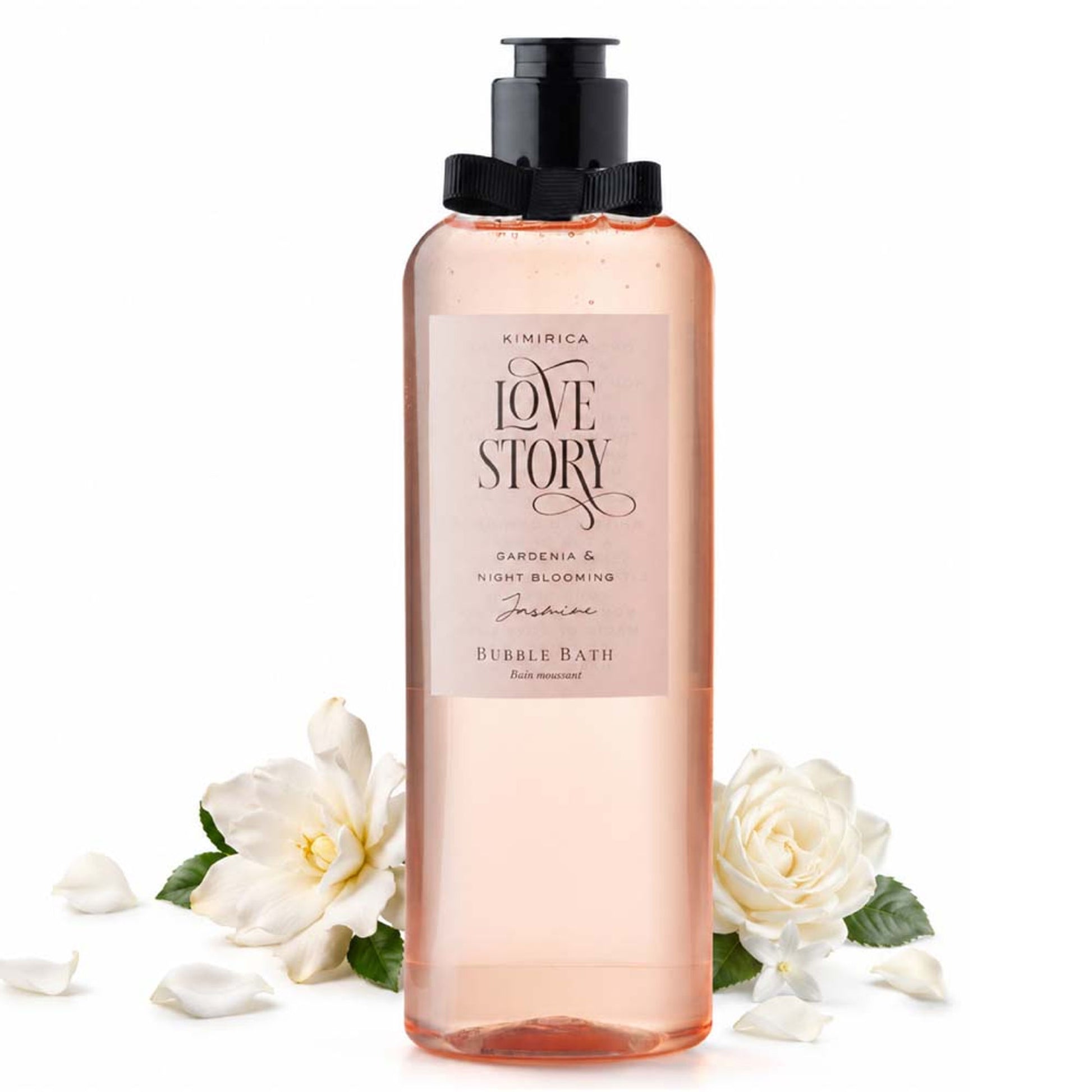 Kimirica Love Story Bubble Bath Bottle For Relaxing & Hydrating Bath, 100% Vegan & Paraben Free