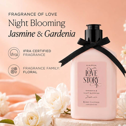 Kimirica Love Story Body Lotion For Dry Skin With Shea Butter, Jojoba Oil And Vitamin E, 100% Vegan