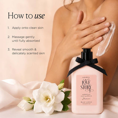 Kimirica Love Story Body Lotion For Dry Skin With Shea Butter, Jojoba Oil And Vitamin E, 100% Vegan