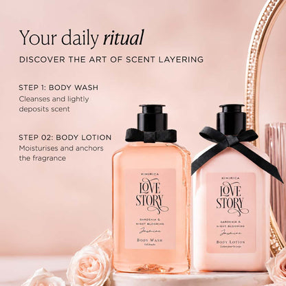 Kimirica Love Story Body Lotion For Dry Skin With Shea Butter, Jojoba Oil And Vitamin E, 100% Vegan