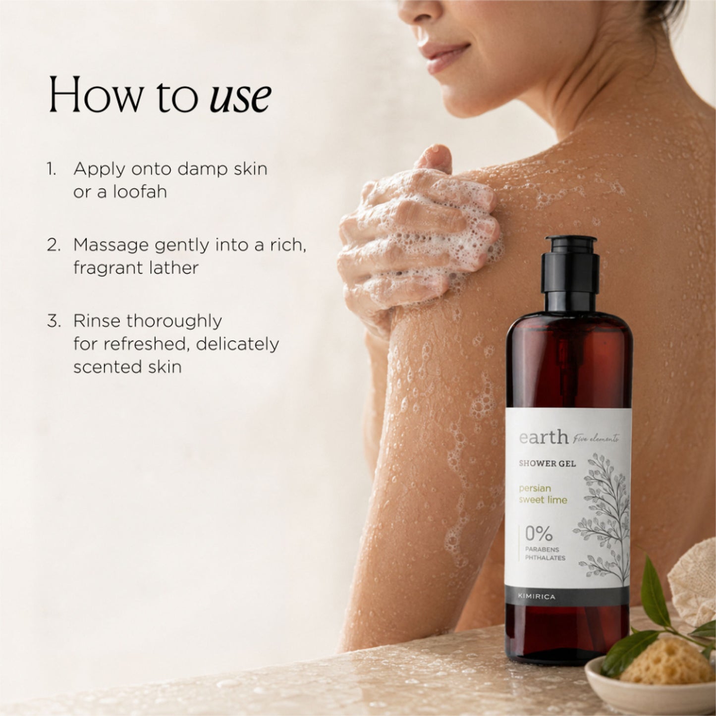 Kimirica Earth Detoxfying Aloe Vera Shower Gel