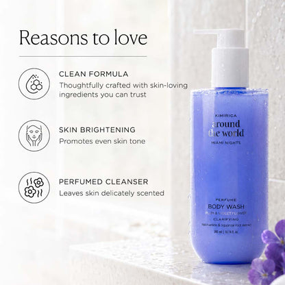 Kimirica Miami Nights Hydrating Sulphate Free Shower Gel With Vitamin E