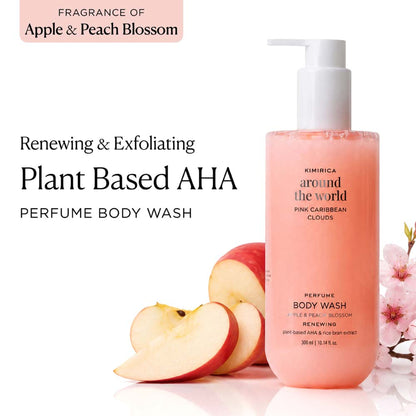 Kimirica Pink Caribbean Refreshing Shower Gel With Nourishing Olive Oil