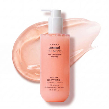 Kimirica Pink Caribbean Refreshing Shower Gel With Nourishing Olive Oil