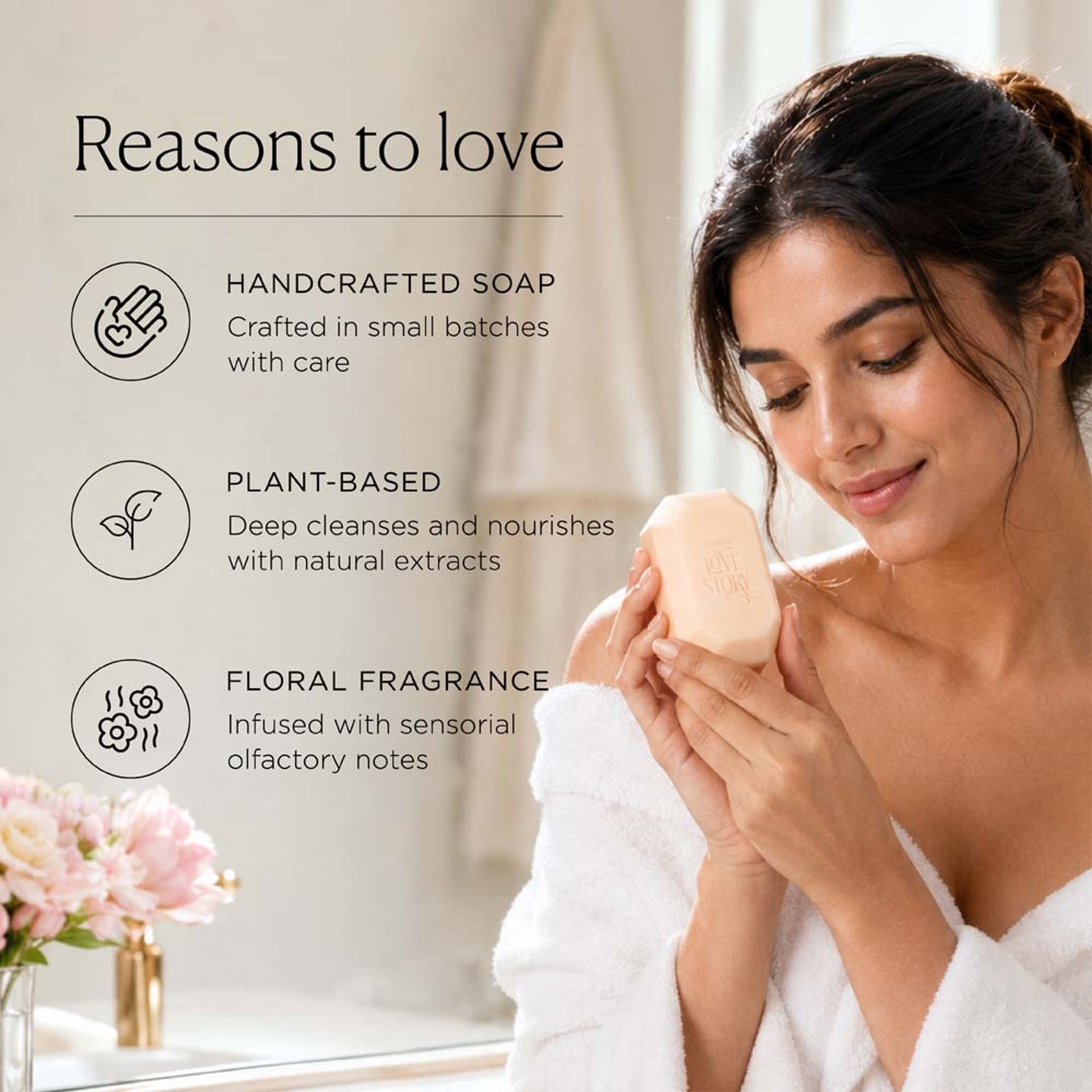 Kimirica Jasmine & Gardenia Luxury Creamy Soap Bar