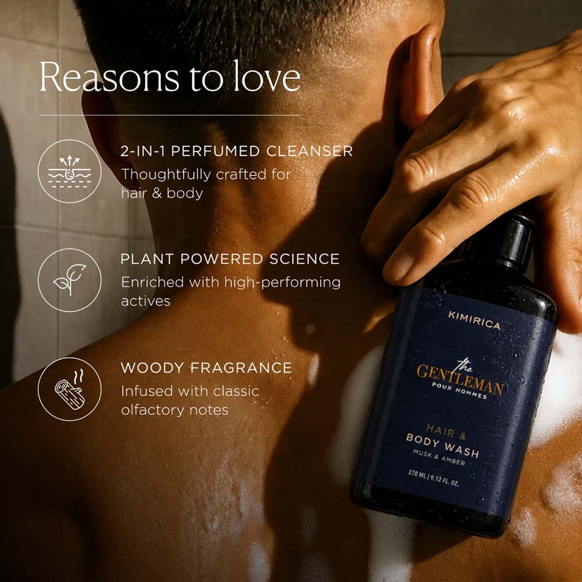 Kimirica The Gentleman Hair & Body Wash