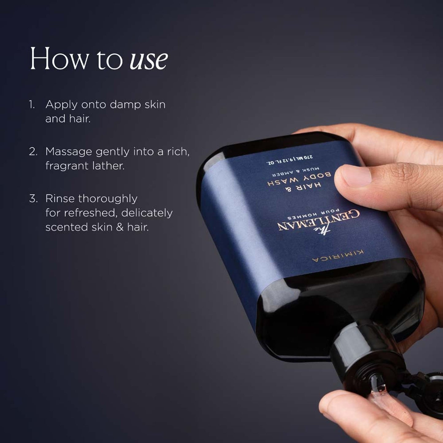 Kimirica The Gentleman Hair & Body Wash