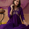 Women's Ethnic Motifs Embroidered Anarkali Kurta With Palazzo & Dupatta Set