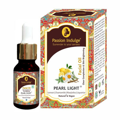 Passion Indulge Pearl Light Facial Oil for Clear Complexion & Skin Brightening