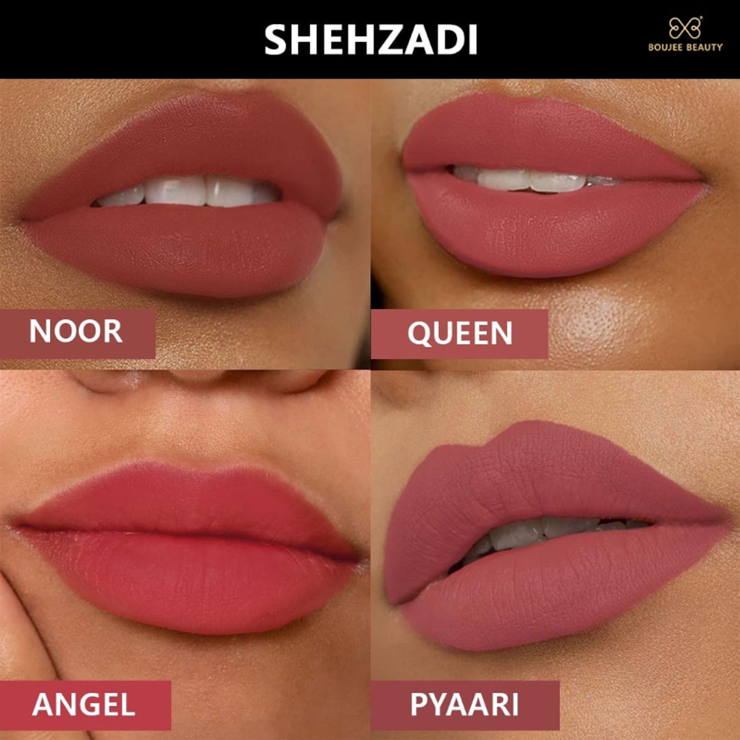 Boujee Beauty Mini Liquid Lipstick Combo - Shehzadi