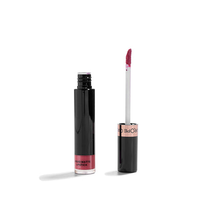 Europe Girl Matte Liquid Lipstick in shade 15 Madeline, featuring a comfortable, smooth finish with natural pink tone.