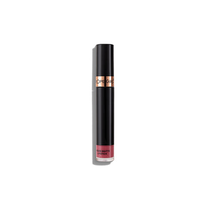 Europe Girl Matte Liquid Lipstick in shade 15 Madeline, featuring a comfortable, smooth application with a rich, matte finish.