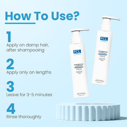 FCL Strengthening Hair Conditioner Advanced Formula for Strong Shiny & Healthy Hair