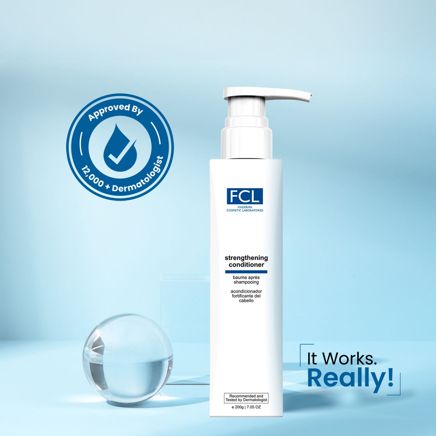 FCL Strengthening Hair Conditioner Advanced Formula for Strong Shiny & Healthy Hair
