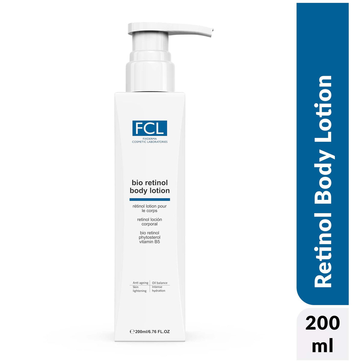 FCL Bio Retinol Body Lotion, For SkinAgeing, Keratosis Pilaris, Smoothen, Bumpy & Tanned Skin