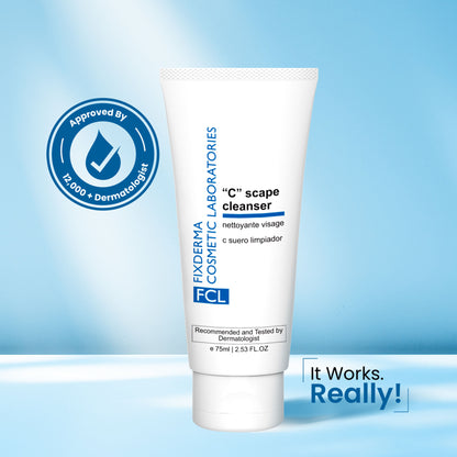 FCL Brightening Face Wash with Vitamin C Exfoliates Dead Cells Reduces Fine Lines & Wrinkles