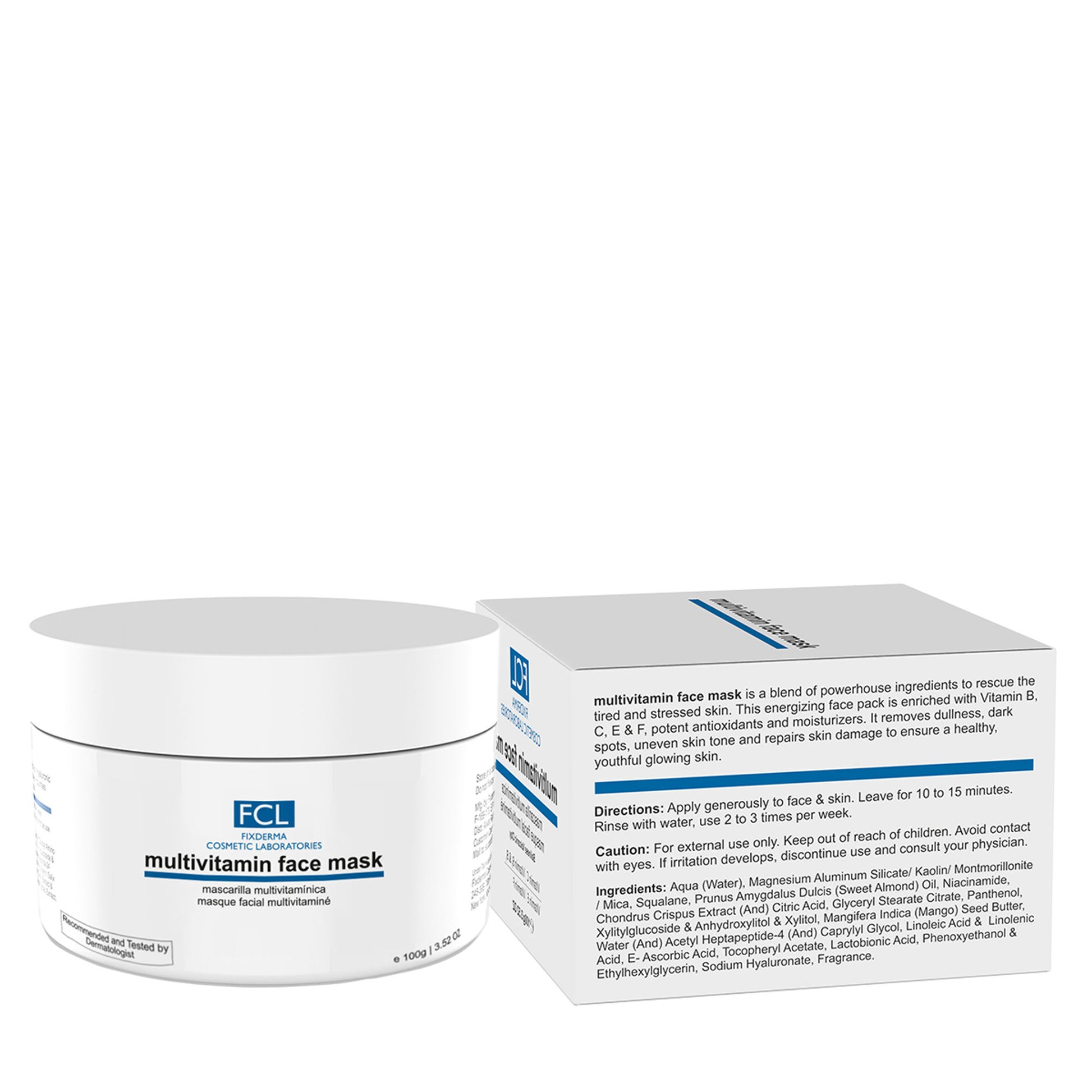 FCL Multivitamin Face Mask Enriched With Vitamins Improves Skin Texture & Dullness