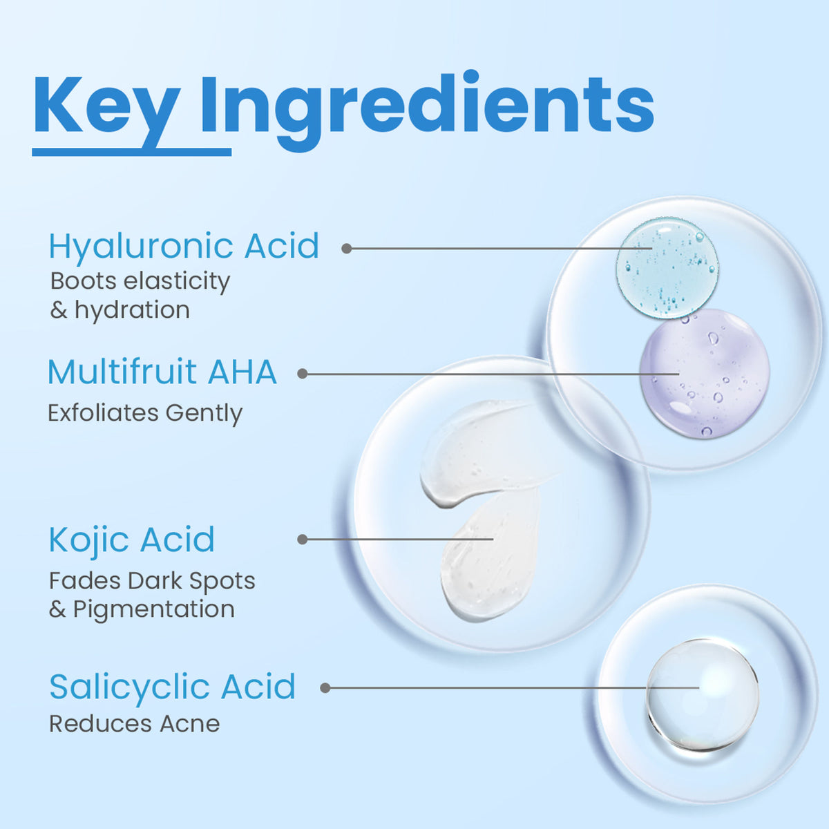Fixderma PBA Brightening Face Mask with Kojic Acid and Hyaluronic Acid for glowing skin, shown in a sleek skincare container.