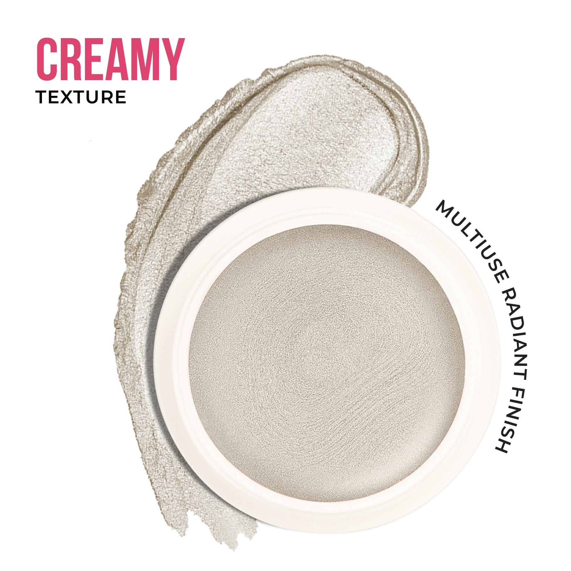 Insight Cosmetics Highlighter,Cream Texture, Long Lasting Reflective Formula - Frosted Heart