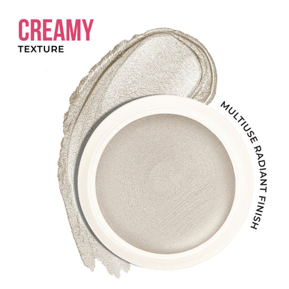 Insight Cosmetics Highlighter,Cream Texture, Long Lasting Reflective Formula - Frosted Heart