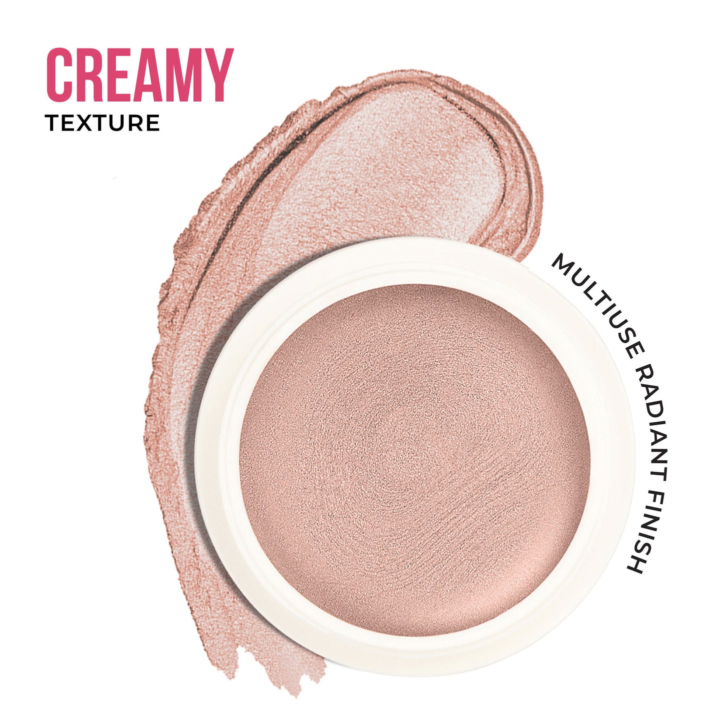 Insight Cosmetics Highlighter,Cream Texture, Long Lasting Reflective Formula - Cosmic Power