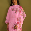 Dhiyona IE Women Floral Embroidered Regular Thread Work Kurta with Trousers & With Dupatta