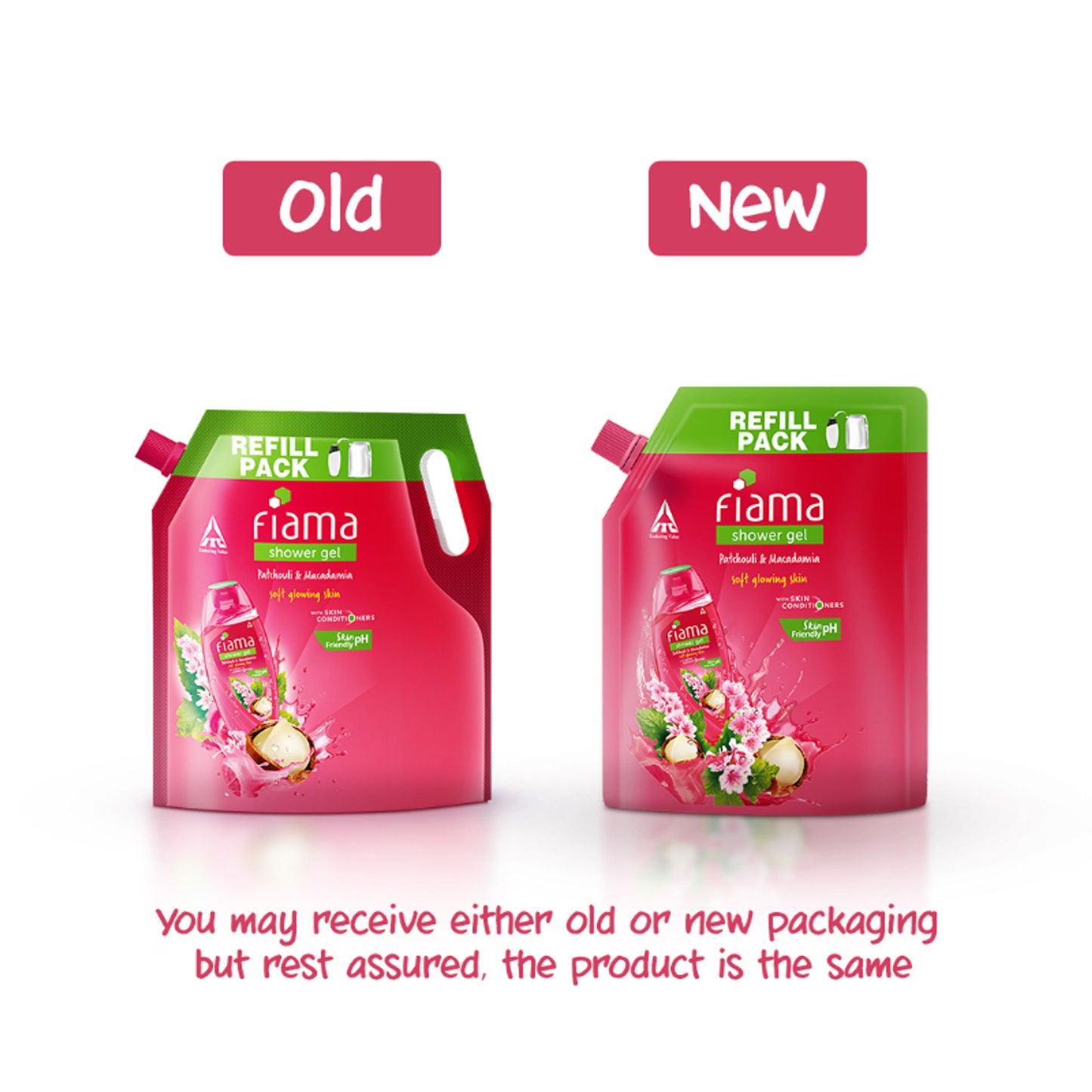 Fiama Shower Gel Patchouli & Macadamia with Skin Conditioners for Glowing Skin