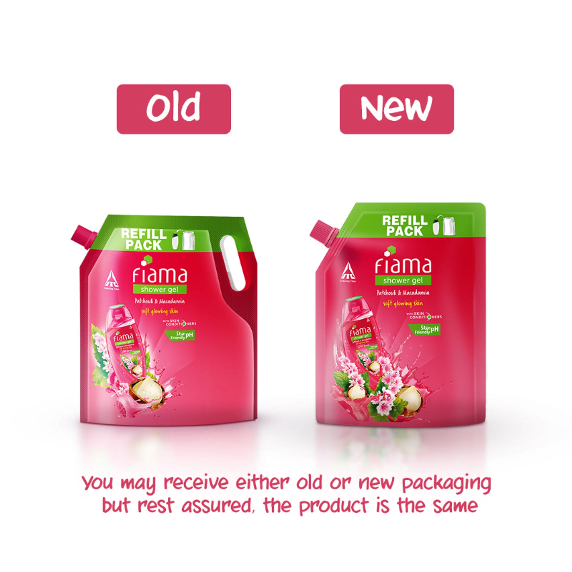 Fiama Shower Gel Patchouli & Macadamia with Skin Conditioners for Glowing Skin
