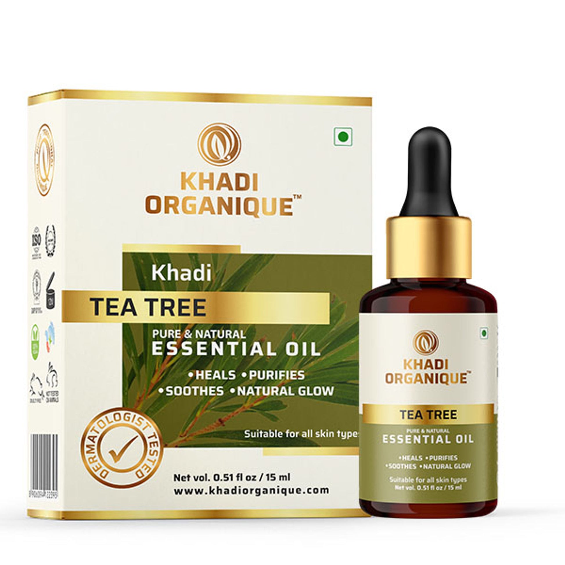 Khadi Organique Tea Tree Essential Oil