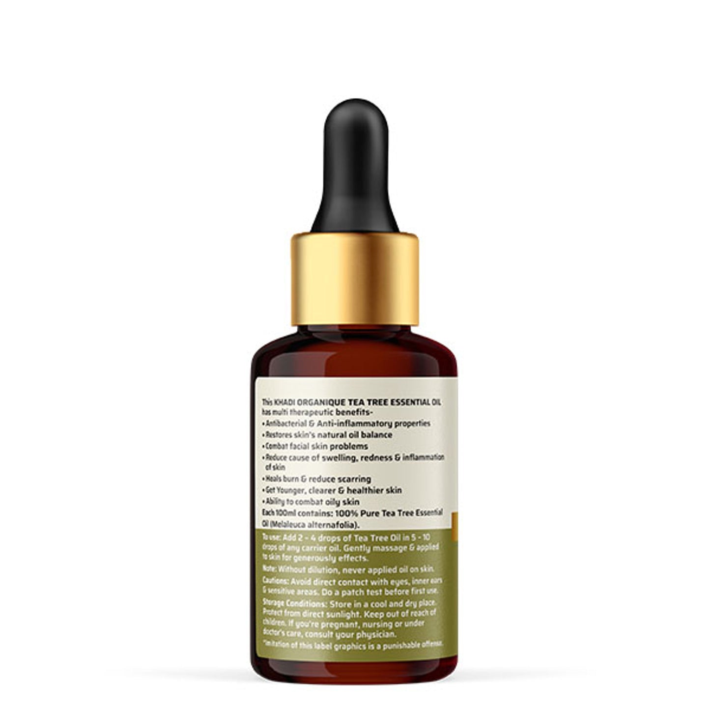 Khadi Organique Tea Tree Essential Oil