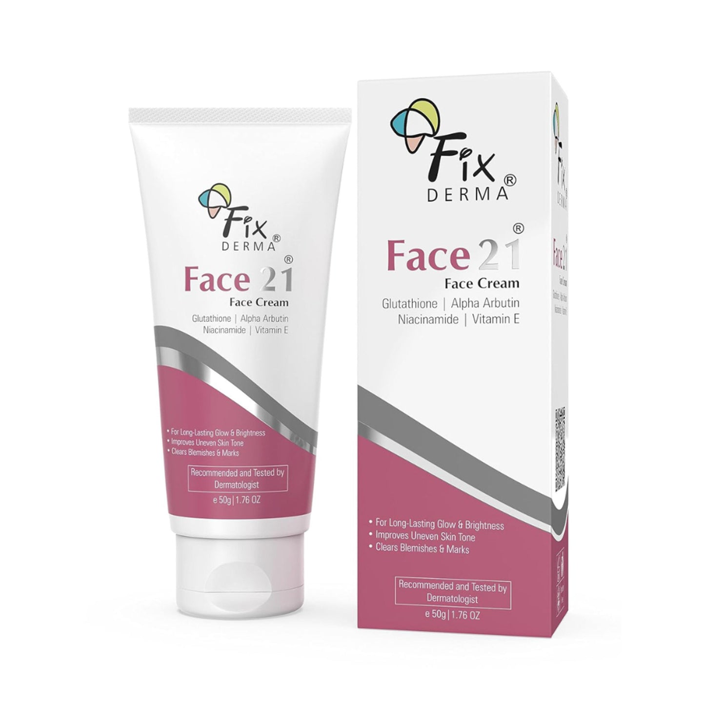 Fixderma Face21 Cleanser, Skin Brightening Cleanser, Exfoliates Dead Cells, Remove Pigmentation