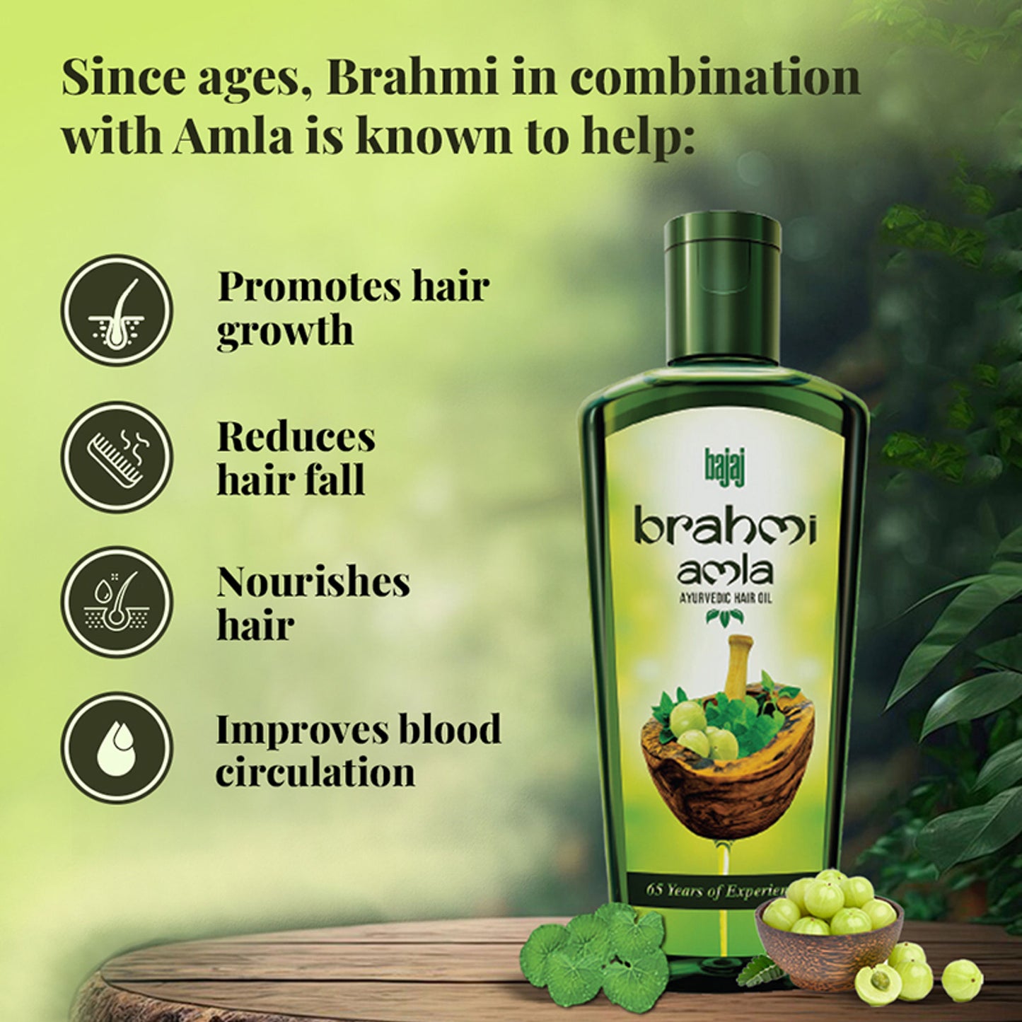Bajaj Brahmi Amla Ayurvedic Hair Oil