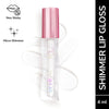 Mila Beauté Star Girl Lip Gloss With Peptides Collagen & Micro Shimmers - Plain Jane