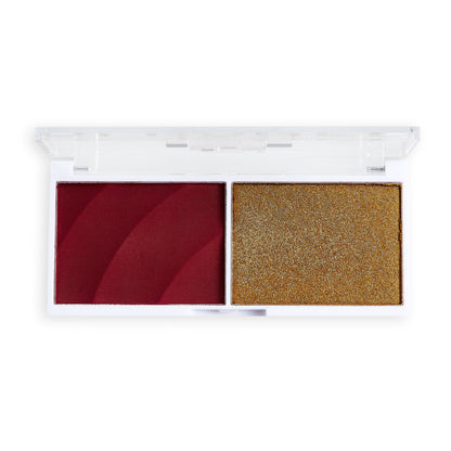 Makeup Revolution Relove Colour Play Blushed Duo - Wishful