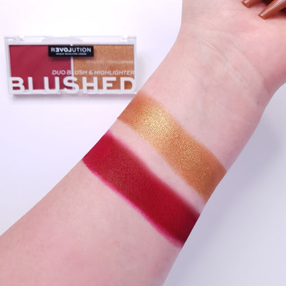 Makeup Revolution Relove Colour Play Blushed Duo - Wishful